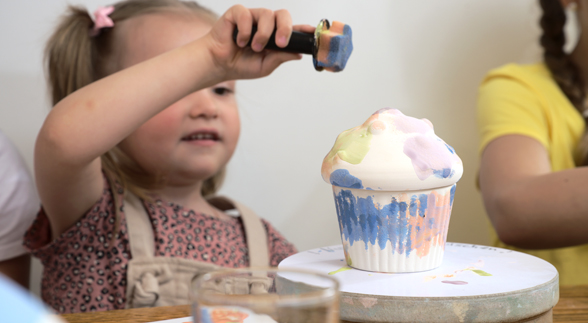 Kindergeburtstag Duenenbrand keramik bemalen Workshop bremen 1