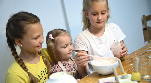 Kindergeburtstag Duenenbrand keramik bemalen Workshop bremen 12