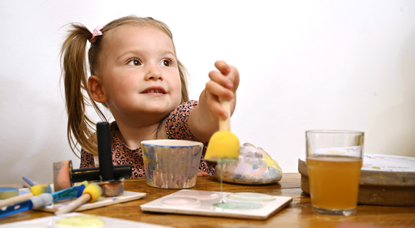 Kindergeburtstag Duenenbrand keramik bemalen Workshop bremen 3